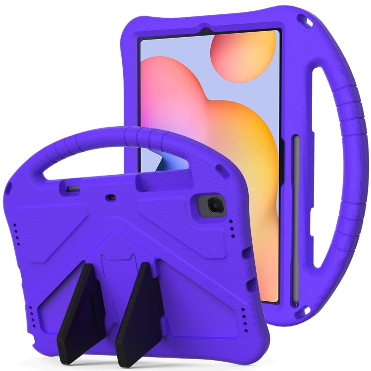 EVA Flat Anti Falling Protective Case Shell with Holder, For Galaxy Tab S6 Lite P610/P615