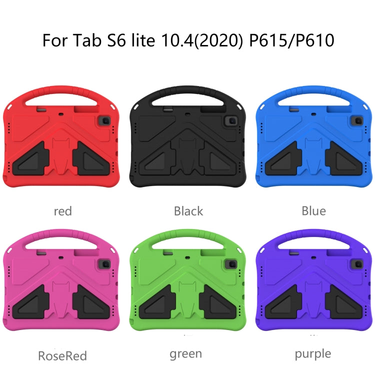 EVA Flat Anti Falling Protective Case Shell with Holder, For Galaxy Tab S6 Lite P610/P615