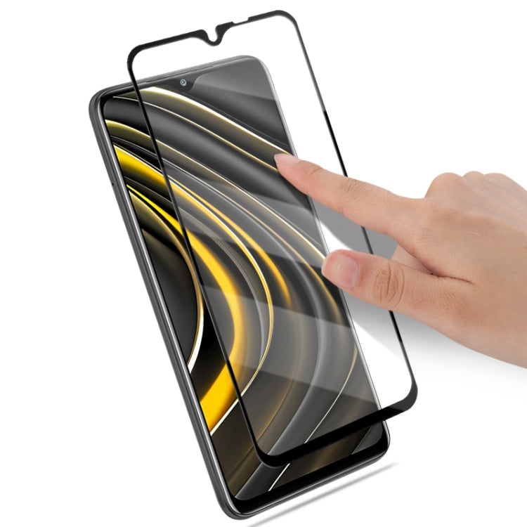 For Xiaomi Mi Poco M3 mocolo 0.33mm 9H 2.5D Full Glue Tempered Glass Film, For Xiaomi Mi Poco M3