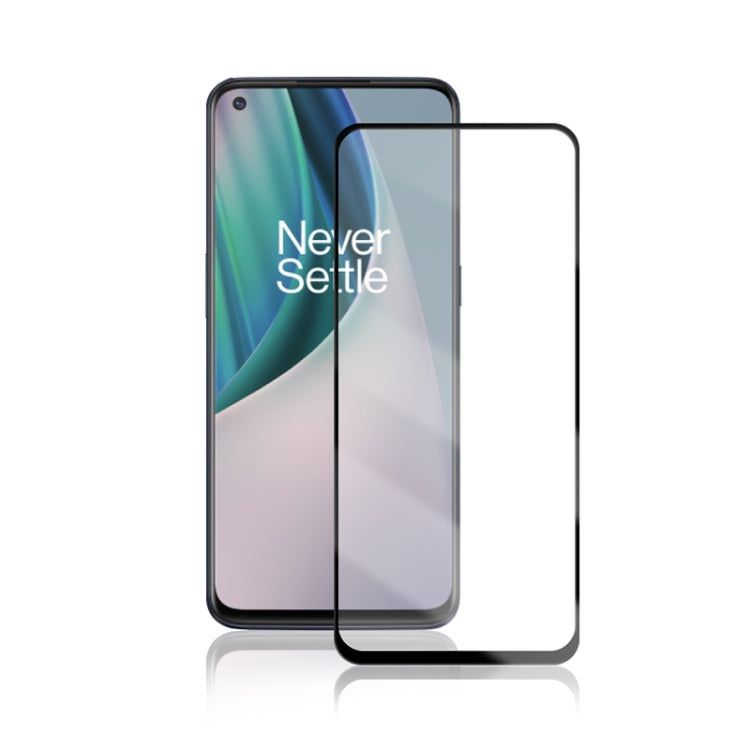 mocolo 0.33mm 9H 2.5D Full Glue Tempered Glass Film, For OnePlus Nord N10 5G, For OnePlus Nord N100