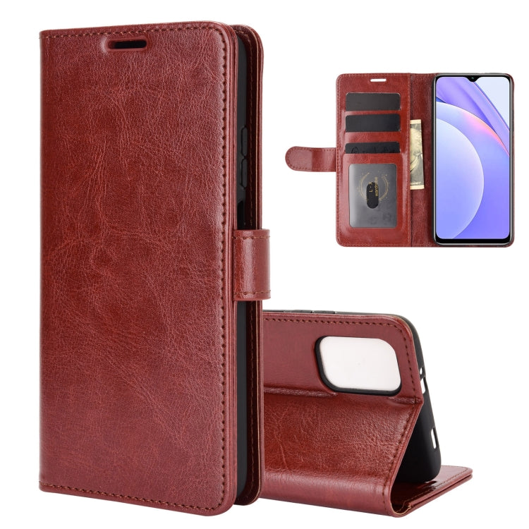 For Xiaomi Redmi Note 9 4G R64 Texture Single Horizontal Flip Protective Case with Holder & Card Slots & Wallet& Photo Frame, For Xiaomi Redmi Note 9 4G