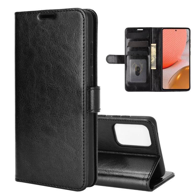 For Samsung Galaxy A72 5G  R64 Texture Single Horizontal Flip Protective Case with Holder & Card Slots & Wallet& Photo Frame, For Samsung Galaxy A72 5G