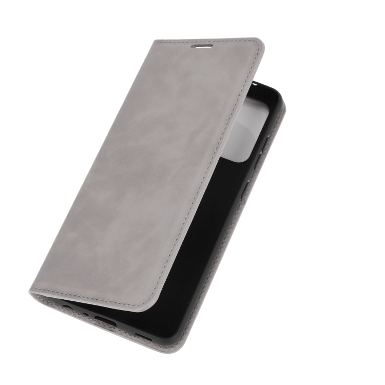 For Samsung Galaxy A72 5G Retro-skin Business Magnetic Suction Leather Case with Holder & Card Slots & Wallet, For Galaxy A72 5G