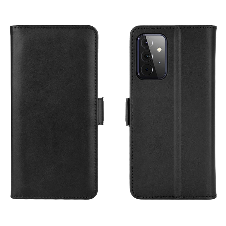 For Samsung Galaxy A72 5G Dual-side Magnetic Buckle Horizontal Flip Leather Case with Holder & Card Slots & Wallet, For Galaxy A72 5G