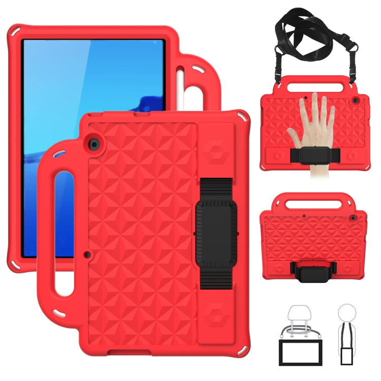 Diamond Series EVA Anti-Fall Shockproof Sleeve Protective Shell Case with Holder & Strap, For Huawei  MediaPad T5 10.1