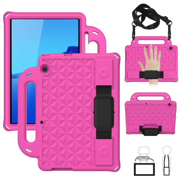 Diamond Series EVA Anti-Fall Shockproof Sleeve Protective Shell Case with Holder & Strap, For Huawei  MediaPad T5 10.1
