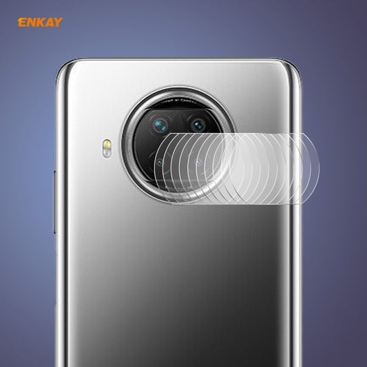 10 PCS ENKAY Hat-Prince 0.2mm 9H 2.15D Round Edge Rear Camera Lens Tempered Glass Film, For Xiaomi Redmi Note 9 Pro 5G, For Motorola G9 Plus, For Motorola G9 / G9 Play