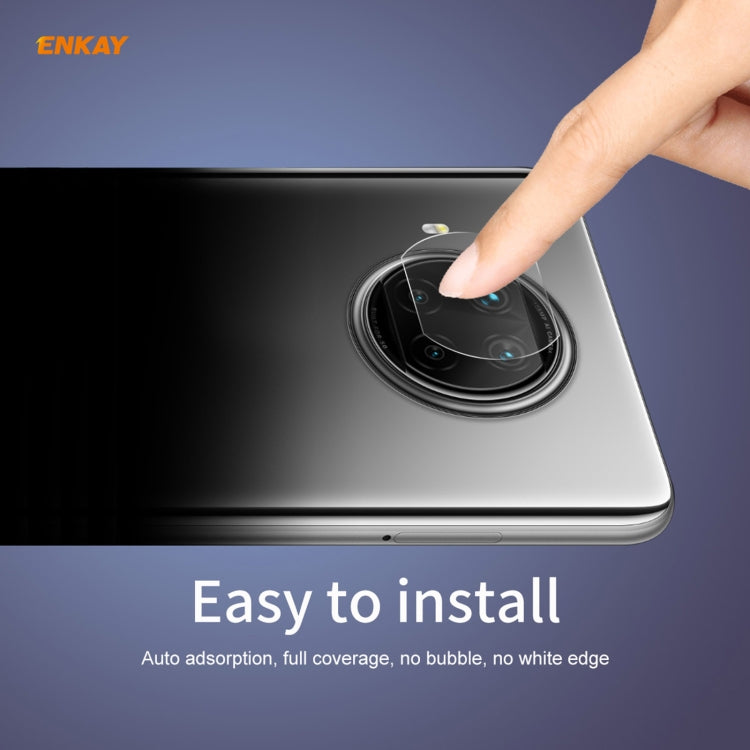 10 PCS ENKAY Hat-Prince 0.2mm 9H 2.15D Round Edge Rear Camera Lens Tempered Glass Film, For Xiaomi Redmi Note 9 Pro 5G, For Motorola G9 Plus, For Motorola G9 / G9 Play