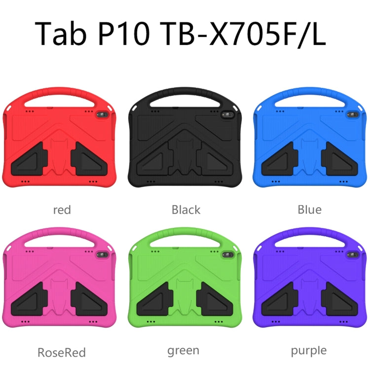 EVA Flat Anti Falling Protective Case Shell with Holder, For Lenovo Tab P10 TB-X705F/L