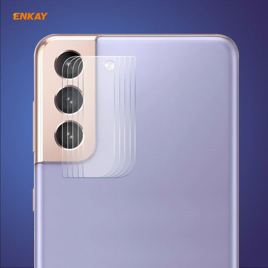 5 PCS ENKAY Hat-Prince 0.2mm 9H 2.15D Round Edge Rear Camera Lens Tempered Glass Film Protector, For Samsung Galaxy S21(5 PCS), For Samsung Galaxy S21+(5 PCS), For Samsung Galaxy S21 Ultra(5 PCS)