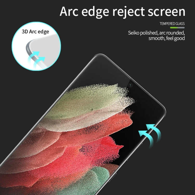 PINWUYO 9H 3D Hot Bending Tempered Glass Film, For Samsung Galaxy S21 Ultra 5G