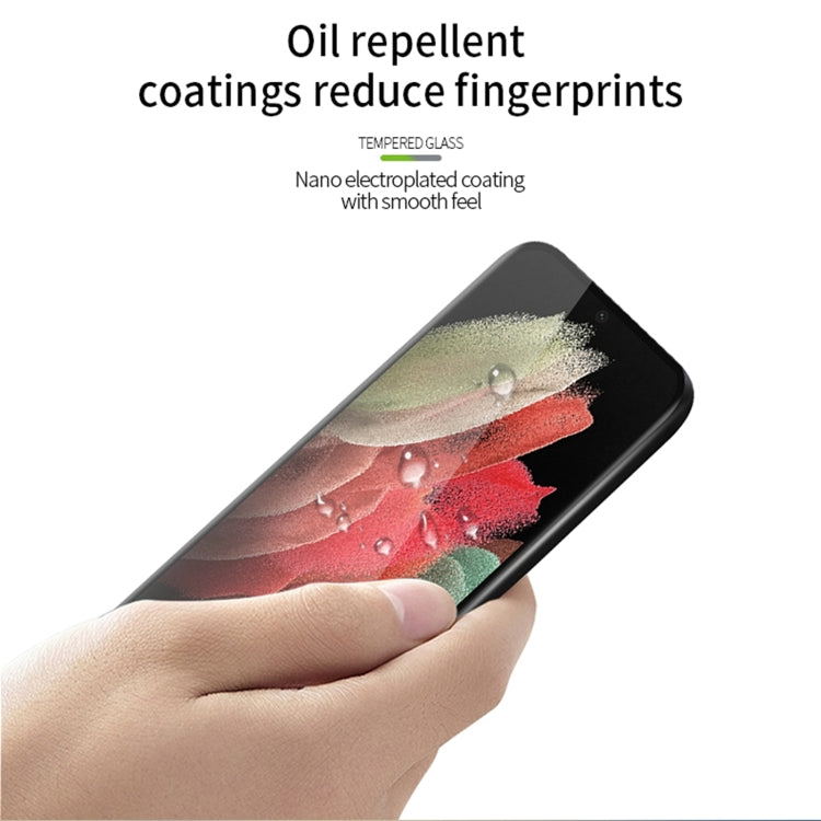 PINWUYO 9H 3D Hot Bending Tempered Glass Film, For Samsung Galaxy S21 Ultra 5G