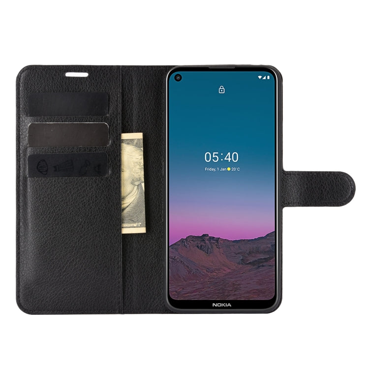For Nokia 5.4 Litchi Texture Horizontal Flip Protective Case with Holder & Card Slots & Wallet, For Nokia 5.4