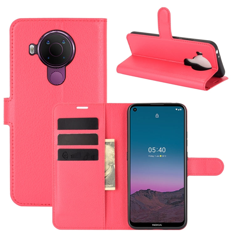 For Nokia 5.4 Litchi Texture Horizontal Flip Protective Case with Holder & Card Slots & Wallet, For Nokia 5.4