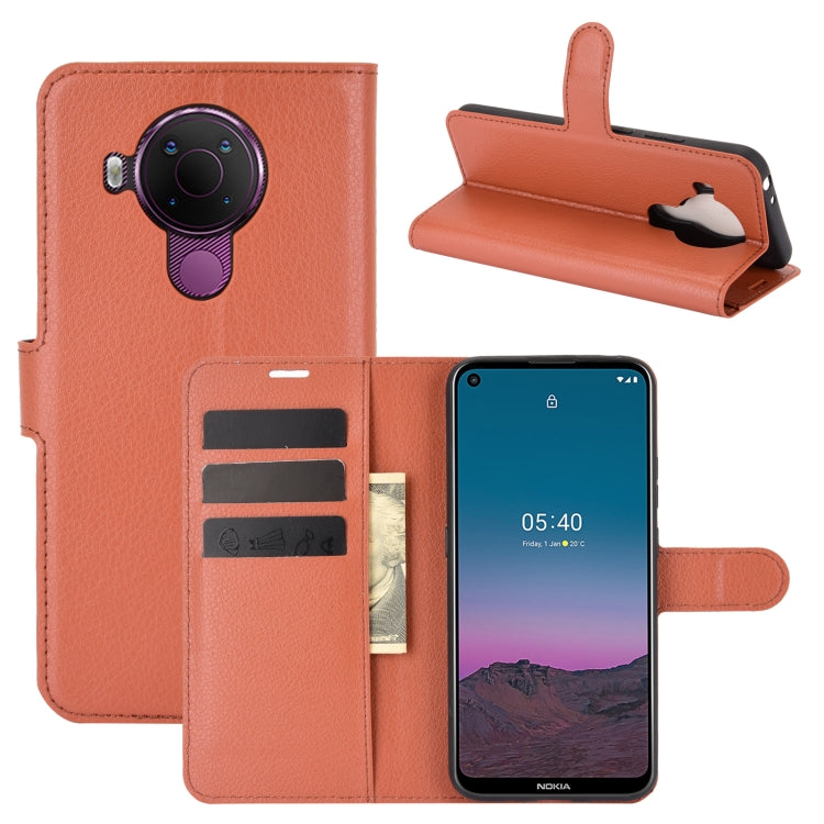 For Nokia 5.4 Litchi Texture Horizontal Flip Protective Case with Holder & Card Slots & Wallet, For Nokia 5.4