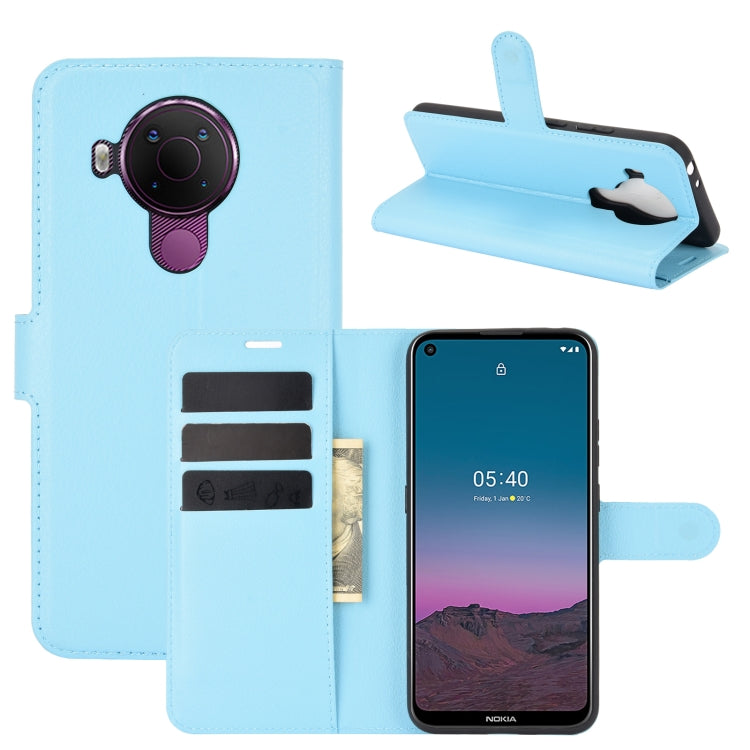For Nokia 5.4 Litchi Texture Horizontal Flip Protective Case with Holder & Card Slots & Wallet, For Nokia 5.4