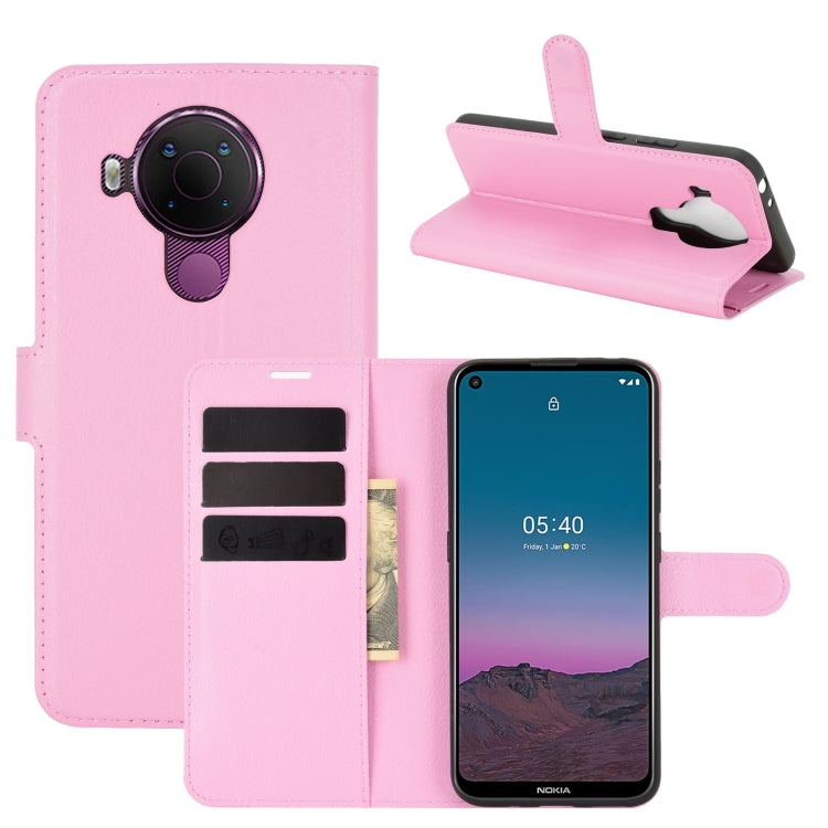 For Nokia 5.4 Litchi Texture Horizontal Flip Protective Case with Holder & Card Slots & Wallet, For Nokia 5.4