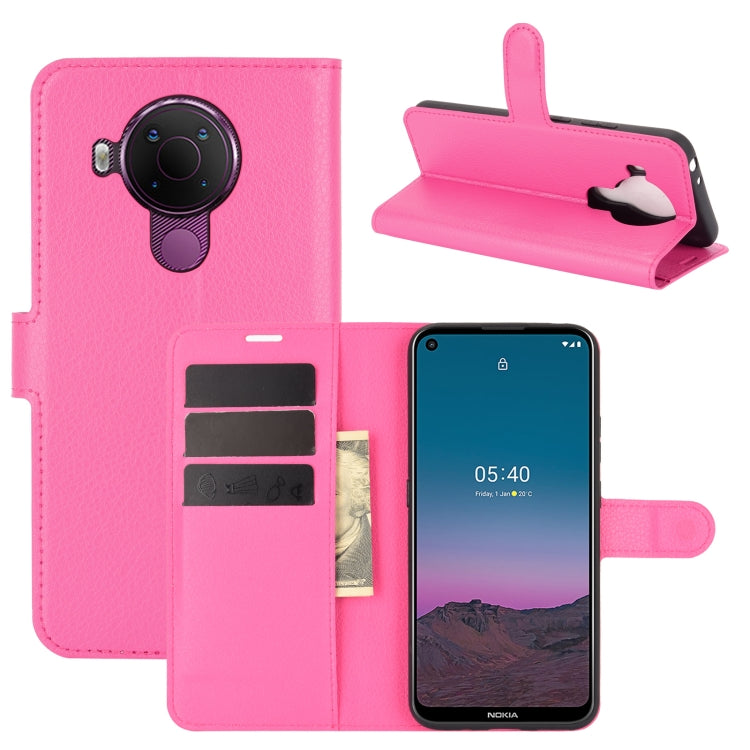 For Nokia 5.4 Litchi Texture Horizontal Flip Protective Case with Holder & Card Slots & Wallet, For Nokia 5.4