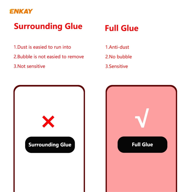 10 PCS ENKAY Hat-Prince Full Glue 0.26mm 9H 2.5D Tempered Glass Full Coverage Film, For Samsung Galaxy F62(10 PCS), For Xiaomi Redmi Note 9T (10 PCS), For Xiaomi Redmi 9T (10 PCS), For Xiaomi Redmi K40 (10 PCS)