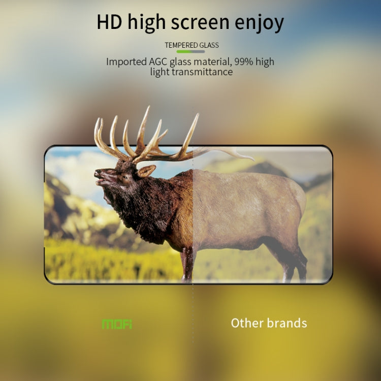 MOFI 9H 3D Explosion Proof Hot Bending Full Screen Covered Tempered Glass Film, For Samsung Galaxy S21 Ultra 5G
