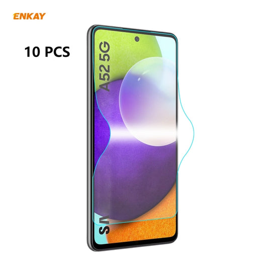10 PCS ENKAY Hat-Prince 0.1mm 3D Full Screen Protector Explosion-proof Hydrogel Film, For Samsung Galaxy A52 5G, For Samsung Galaxy A72 5G, For Xiaomi Redmi 9T, For Xiaomi Redmi Note 9T, For Xiaomi Redmi K40 / K40 Pro / K40 Pro+