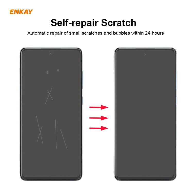 10 PCS ENKAY Hat-Prince 0.1mm 3D Full Screen Protector Explosion-proof Hydrogel Film, For Samsung Galaxy A52 5G, For Samsung Galaxy A72 5G, For Xiaomi Redmi 9T, For Xiaomi Redmi Note 9T, For Xiaomi Redmi K40 / K40 Pro / K40 Pro+