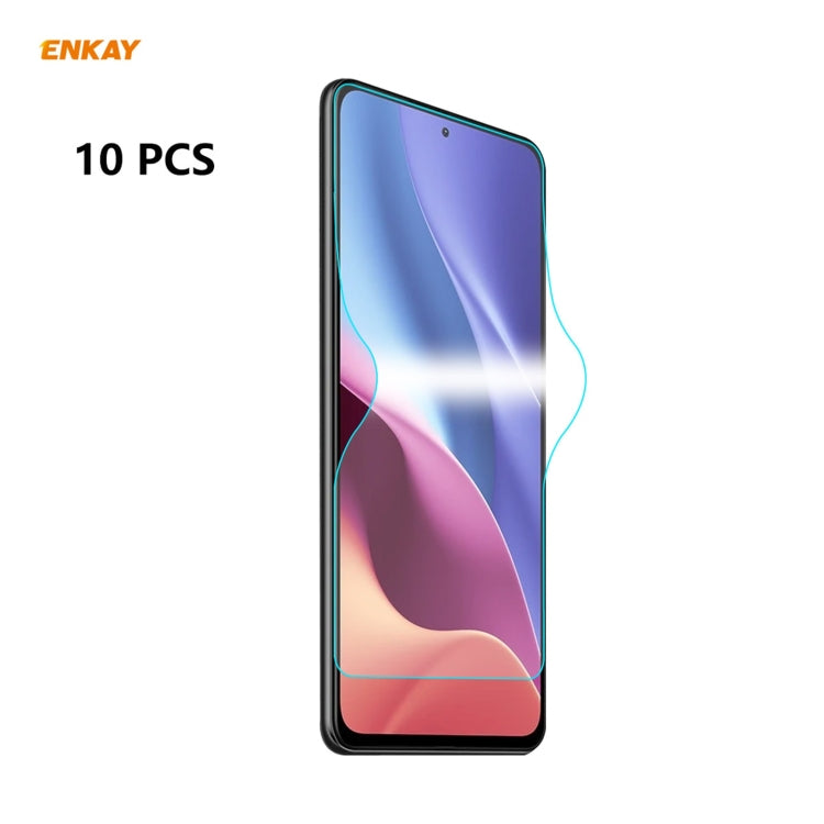 10 PCS ENKAY Hat-Prince 0.1mm 3D Full Screen Protector Explosion-proof Hydrogel Film, For Samsung Galaxy A52 5G, For Samsung Galaxy A72 5G, For Xiaomi Redmi 9T, For Xiaomi Redmi Note 9T, For Xiaomi Redmi K40 / K40 Pro / K40 Pro+
