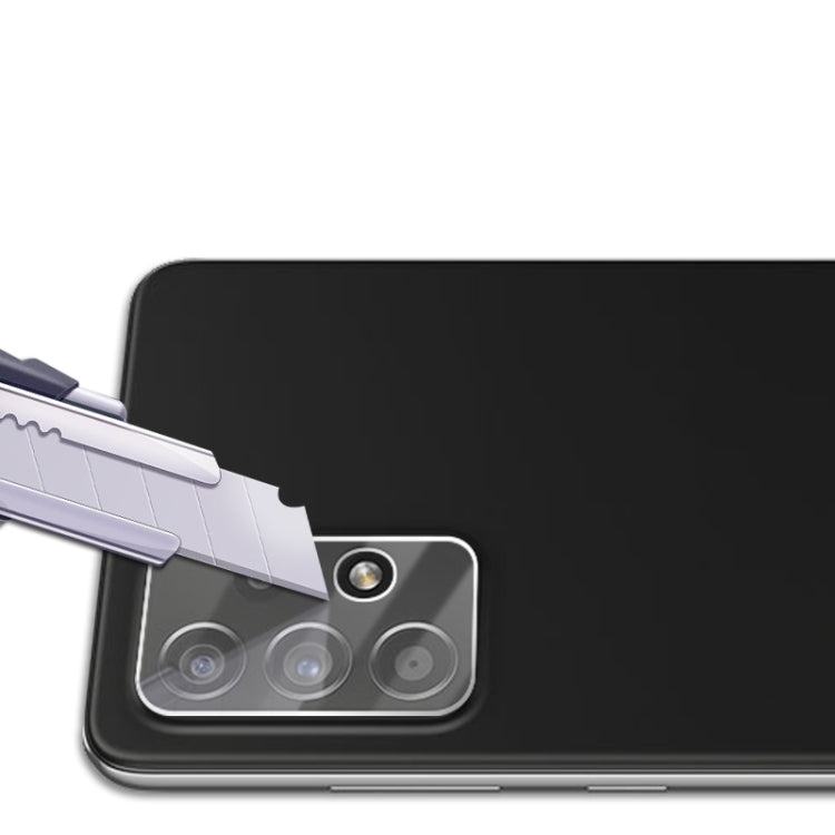 2PCS mocolo 0.15mm 9H 2.5D Round Edge Rear Camera Lens Tempered Glass Film, For Samsung Galaxy A52, For Samsung Galaxy A72