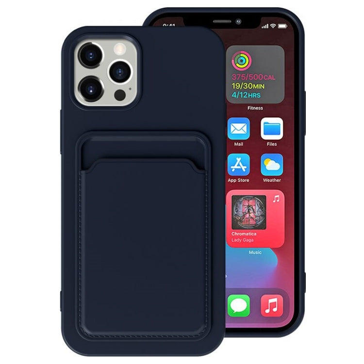 TPU + Flannel Lining Shockproof  Case with Card Slots, For iPhone 12 Pro Max, For iPhone 12 Pro, For iPhone 12, For  iPhone 12 Mini, For iPhone 11 Pro Max