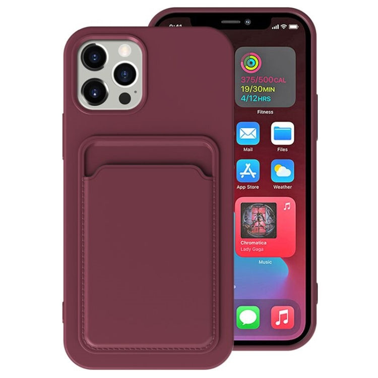 TPU + Flannel Lining Shockproof  Case with Card Slots, For iPhone 12 Pro Max, For iPhone 12 Pro, For iPhone 12, For  iPhone 12 Mini, For iPhone 11 Pro Max