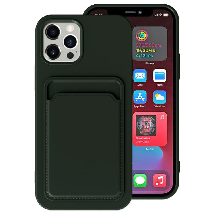 TPU + Flannel Lining Shockproof  Case with Card Slots, For iPhone 11, For iPhone 11 Pro