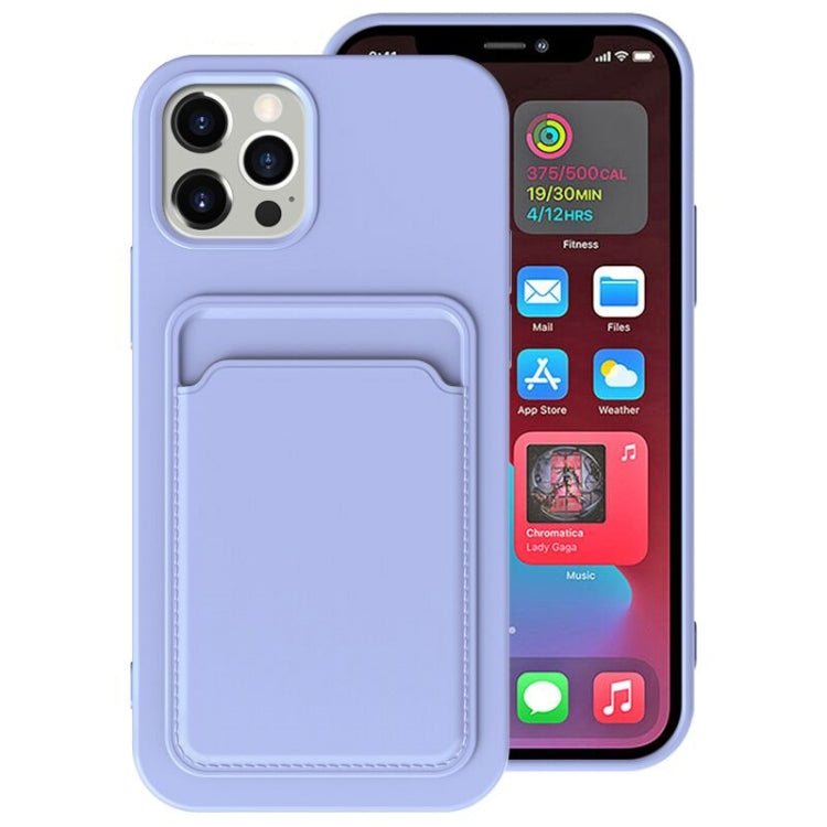 TPU + Flannel Lining Shockproof  Case with Card Slots, For iPhone 11, For iPhone 11 Pro