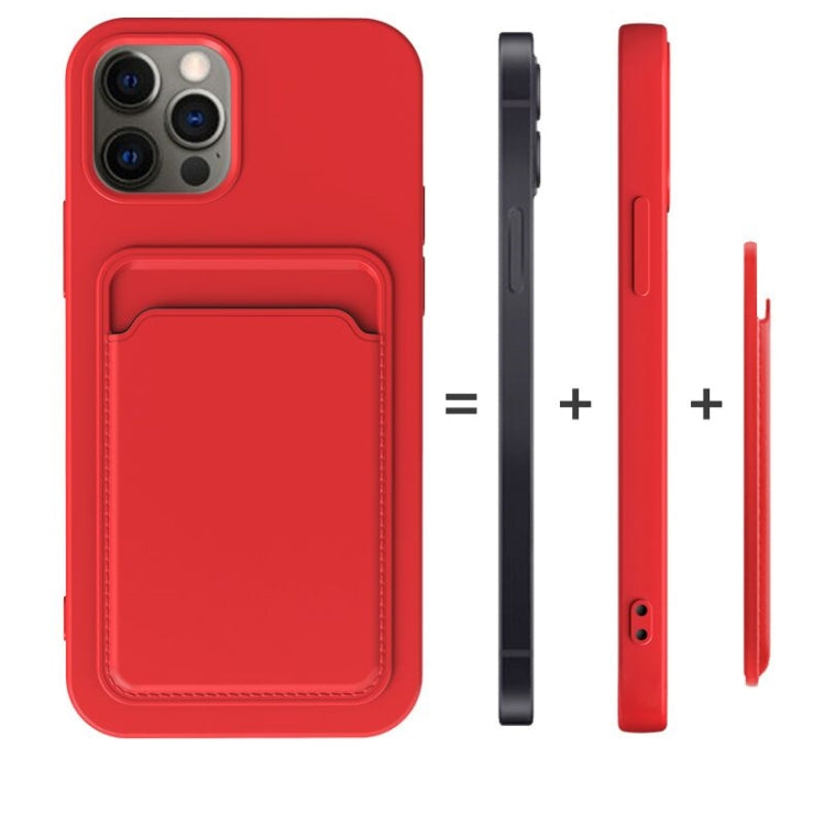 TPU + Flannel Lining Shockproof  Case with Card Slots, For iPhone 11, For iPhone 11 Pro