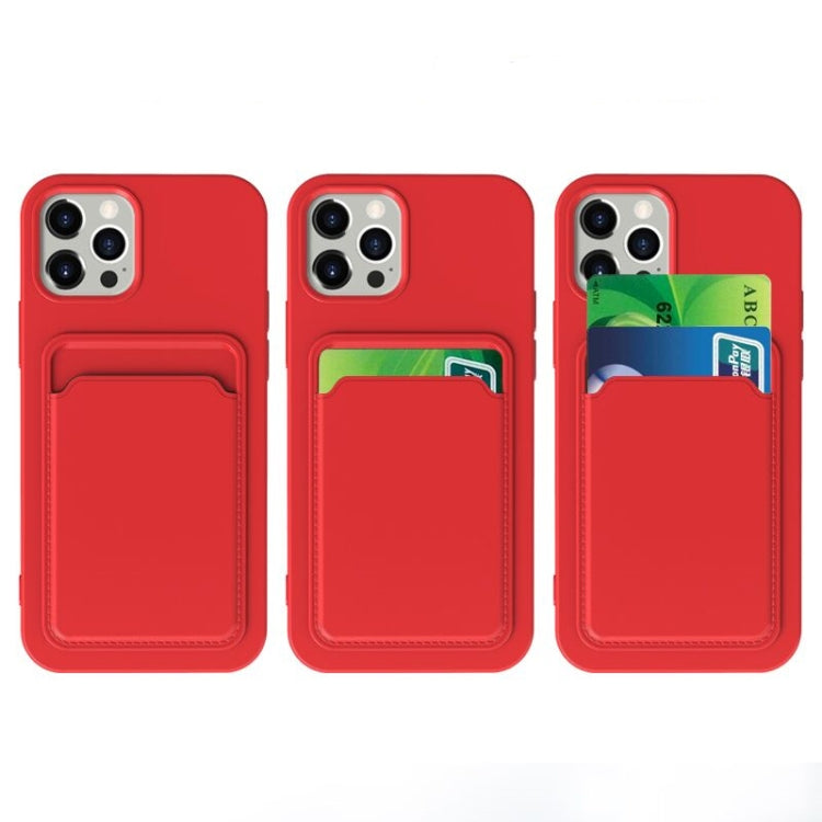 TPU + Flannel Lining Shockproof  Case with Card Slots, For iPhone 11, For iPhone 11 Pro
