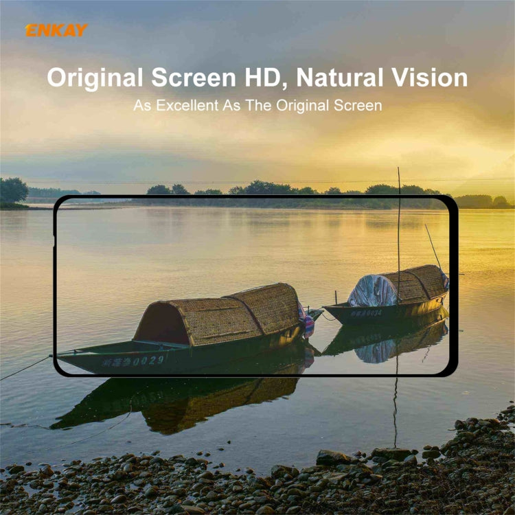 5 PCS ENKAY Hat-Prince Full Glue 0.26mm 9H 2.5D Tempered Glass Full Coverage Film, For Redmi Note 10 / Note 10S, For Redmi Note 10 Pro / Note 10 Pro Max, For OnePlus 9 / 9R, For Huawei P50 (5 PCS)