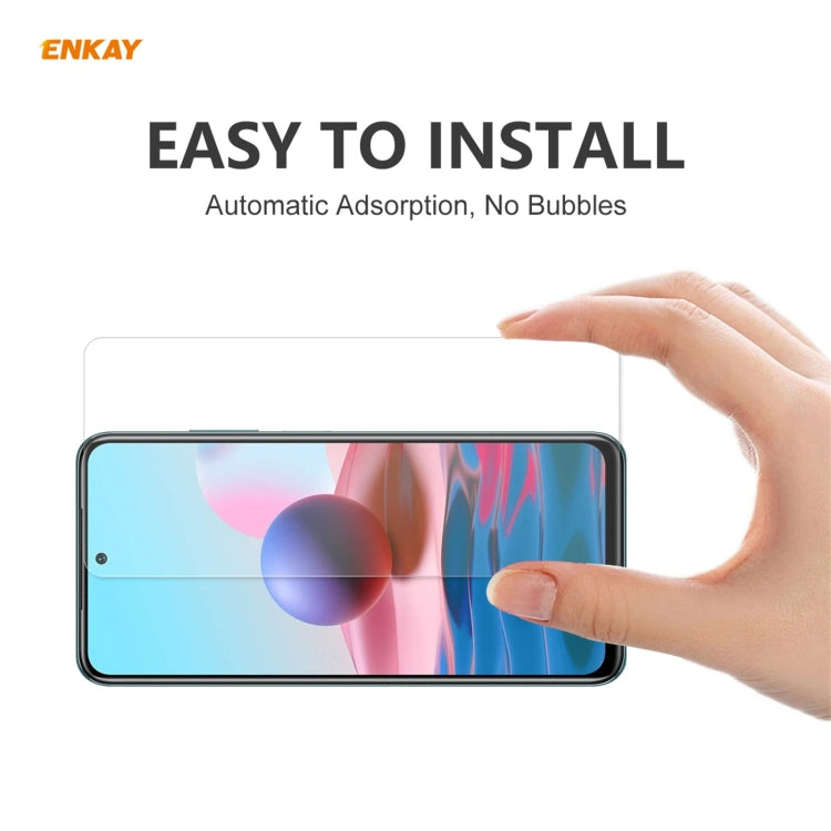 5 PCS ENKAY Hat-Prince 0.26mm 9H 2.5D Curved Edge Tempered Glass Film, For Redmi Note 10 / Note 10S, For Redmi Note 10 Pro / Note 10 Pro Max, For OnePlus 9 / 9R, For Huawei P50