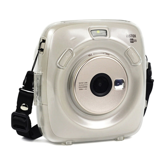 Protective Crystal Shell Case with Strap for Fujifilm Instax Square SQ20, For Fujifilm Instax Square SQ20