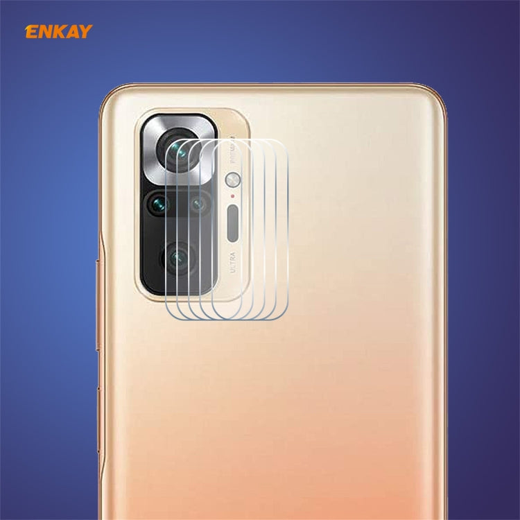 5 PCS Hat-Prince ENKAY 0.2mm 9H 2.15D Round Edge Rear Camera Lens Tempered Glass Film Protector, For Redmi K40 / K40 Pro / K40 Pro+, For Xiaomi Poco F3, For Redmi Note 10 Pro / Note 10 Pro Max, For Samsung Galaxy A52 / A72 (4G/5G)                      ...
