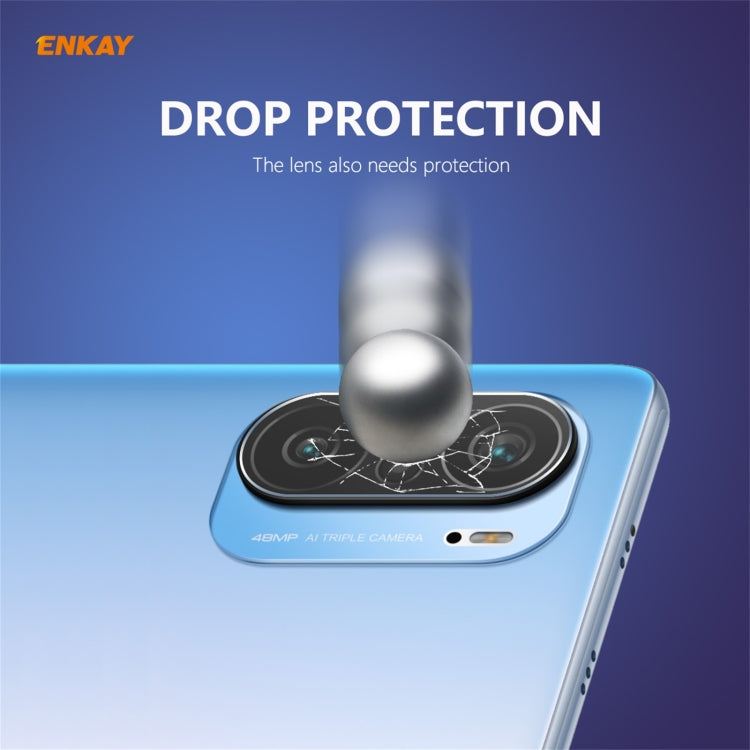 10 PCS Hat-Prince ENKAY 0.2mm 9H 2.15D Round Edge Rear Camera Lens Tempered Glass Film Protector, For Redmi K40 / K40 Pro / K40 Pro+, For Xiaomi Poco F3, For Redmi Note 10 Pro / Note 10 Pro Max, For Samsung Galaxy A52 / A72 (4G/5G)                     ...