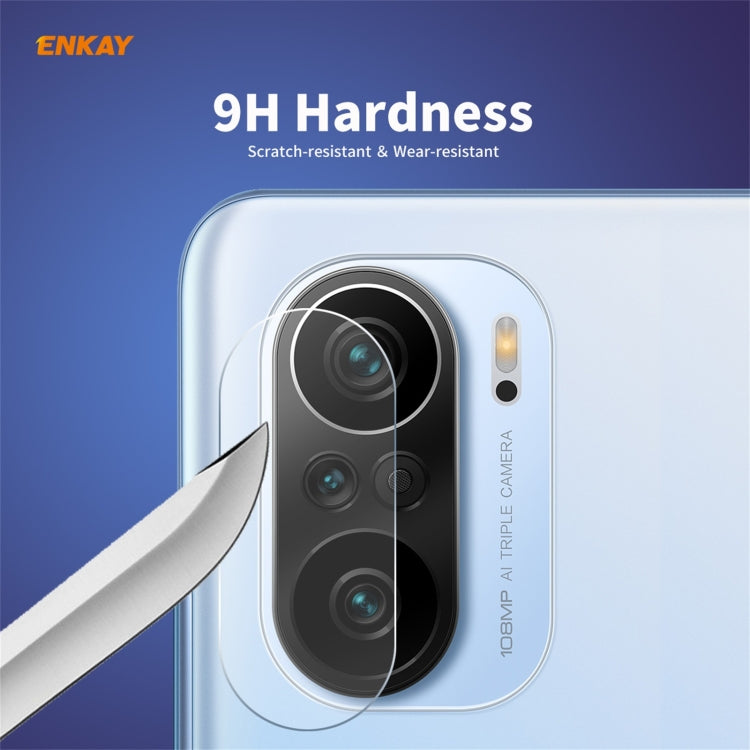 10 PCS Hat-Prince ENKAY 0.2mm 9H 2.15D Round Edge Rear Camera Lens Tempered Glass Film Protector, For Redmi K40 / K40 Pro / K40 Pro+, For Xiaomi Poco F3, For Redmi Note 10 Pro / Note 10 Pro Max, For Samsung Galaxy A52 / A72 (4G/5G)                     ...