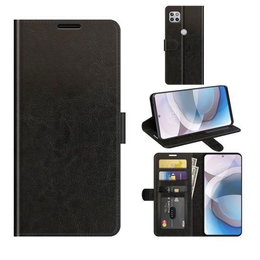 For Motorola One 5G Ace R64 Texture Single Horizontal Flip Protective Case with Holder & Card Slots & Wallet& Photo Frame, For Motorola One 5G Ace