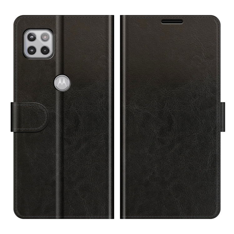 For Motorola One 5G Ace R64 Texture Single Horizontal Flip Protective Case with Holder & Card Slots & Wallet& Photo Frame, For Motorola One 5G Ace