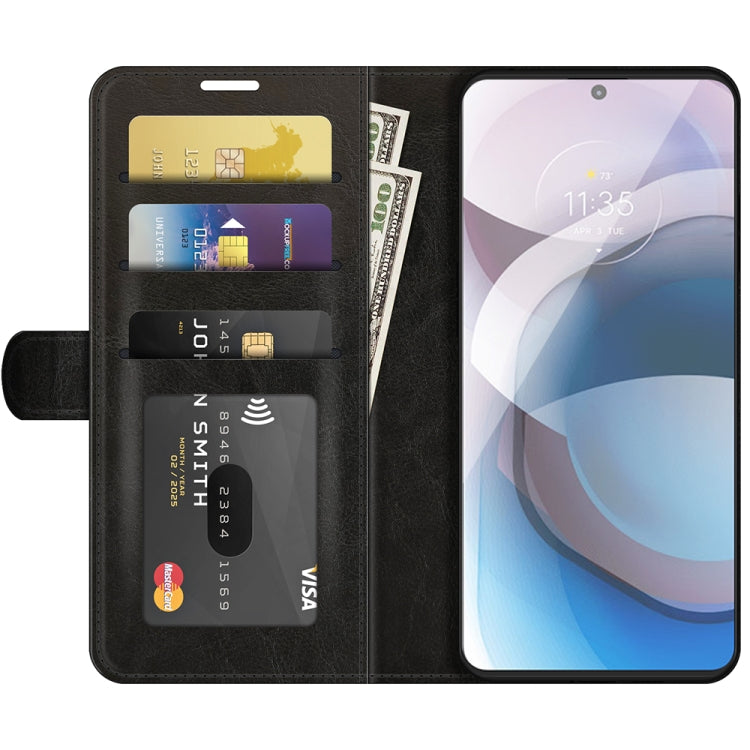 For Motorola One 5G Ace R64 Texture Single Horizontal Flip Protective Case with Holder & Card Slots & Wallet& Photo Frame, For Motorola One 5G Ace