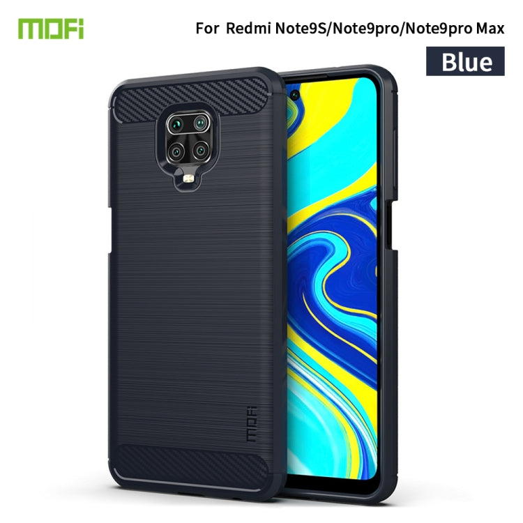 MOFI Gentleness Series Brushed Texture Carbon Fiber Soft TPU Case, For Redmi K40 /K40 Pro /K40 Pro+/Poco F3, For Redmi Note 9s /Note 9 Pro /Note 9 Pro Max, For Xiaomi Redmi Note 10 / Note 10S, For Redmi Note 10 Pro / Note 10 Pro Max                    ...