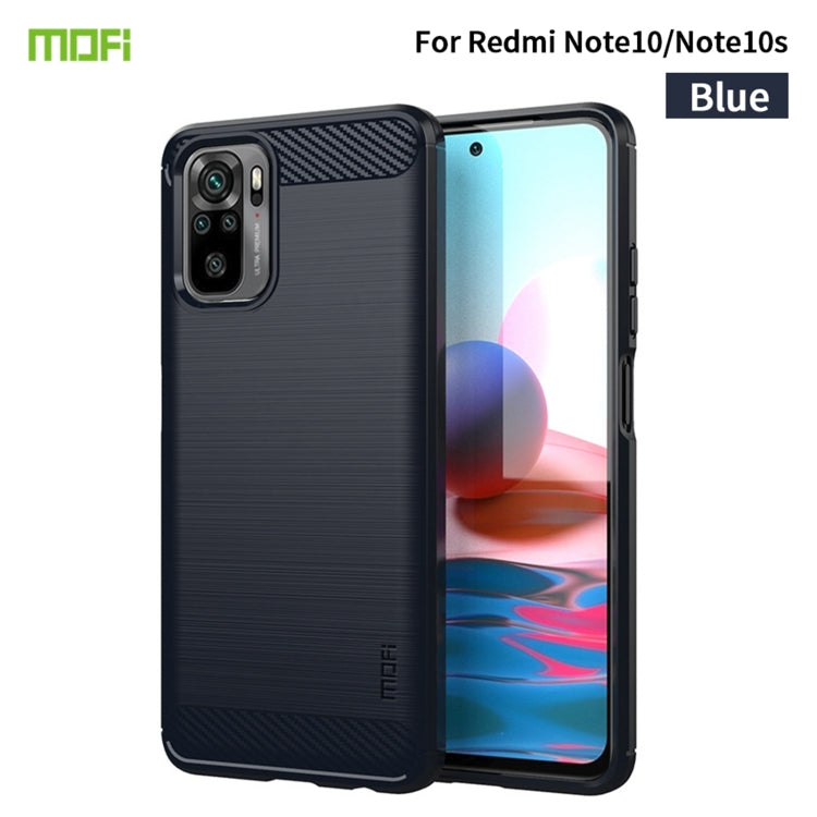 MOFI Gentleness Series Brushed Texture Carbon Fiber Soft TPU Case, For Redmi K40 /K40 Pro /K40 Pro+/Poco F3, For Redmi Note 9s /Note 9 Pro /Note 9 Pro Max, For Xiaomi Redmi Note 10 / Note 10S, For Redmi Note 10 Pro / Note 10 Pro Max                    ...