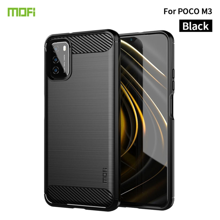 MOFI Gentleness Series Brushed Texture Carbon Fiber Soft TPU Case, For Redmi K40 /K40 Pro /K40 Pro+/Poco F3, For Redmi Note 9s /Note 9 Pro /Note 9 Pro Max, For Xiaomi Redmi Note 10 / Note 10S, For Redmi Note 10 Pro / Note 10 Pro Max                    ...
