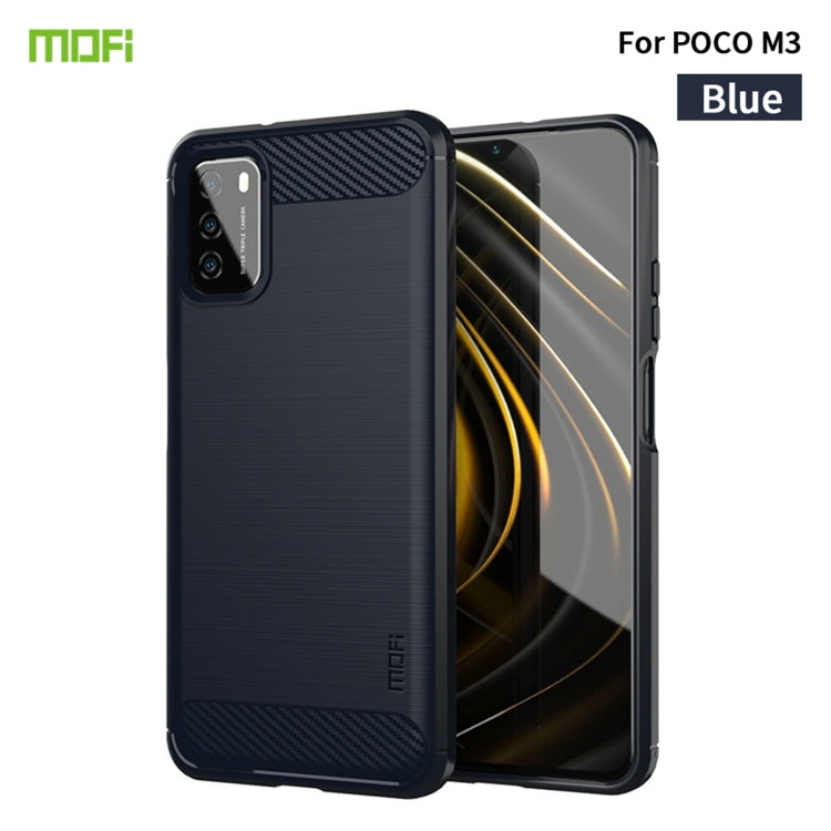 MOFI Gentleness Series Brushed Texture Carbon Fiber Soft TPU Case, For Redmi K40 /K40 Pro /K40 Pro+/Poco F3, For Redmi Note 9s /Note 9 Pro /Note 9 Pro Max, For Xiaomi Redmi Note 10 / Note 10S, For Redmi Note 10 Pro / Note 10 Pro Max                    ...