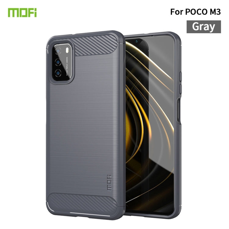 MOFI Gentleness Series Brushed Texture Carbon Fiber Soft TPU Case, For Redmi K40 /K40 Pro /K40 Pro+/Poco F3, For Redmi Note 9s /Note 9 Pro /Note 9 Pro Max, For Xiaomi Redmi Note 10 / Note 10S, For Redmi Note 10 Pro / Note 10 Pro Max                    ...