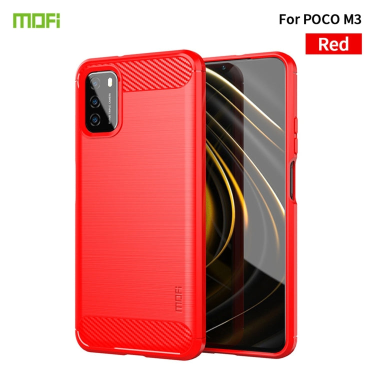 MOFI Gentleness Series Brushed Texture Carbon Fiber Soft TPU Case, For Redmi K40 /K40 Pro /K40 Pro+/Poco F3, For Redmi Note 9s /Note 9 Pro /Note 9 Pro Max, For Xiaomi Redmi Note 10 / Note 10S, For Redmi Note 10 Pro / Note 10 Pro Max                    ...