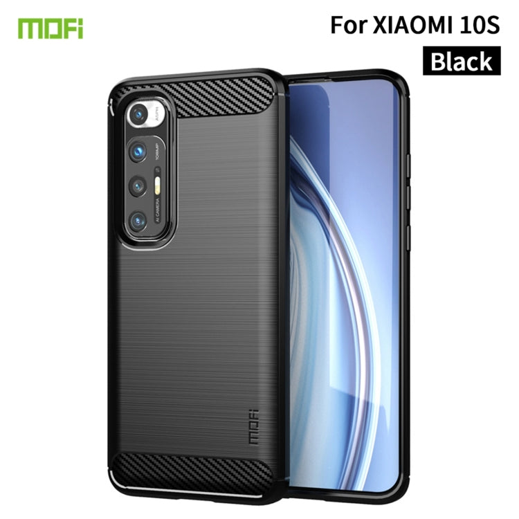 MOFI Gentleness Series Brushed Texture Carbon Fiber Soft TPU Case, For Redmi K40 /K40 Pro /K40 Pro+/Poco F3, For Redmi Note 9s /Note 9 Pro /Note 9 Pro Max, For Xiaomi Redmi Note 10 / Note 10S, For Redmi Note 10 Pro / Note 10 Pro Max                    ...